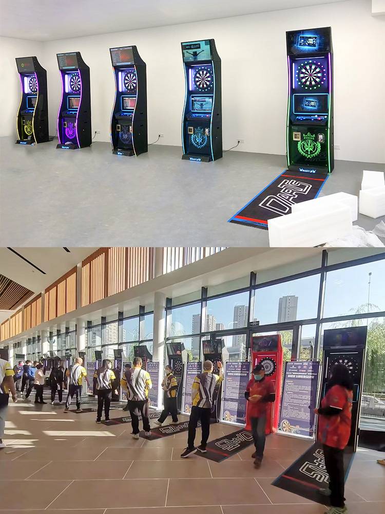 Yulong manufacturer direct sales metal dart target touch screen connected soft dart machine entertainment competition designated equipment
