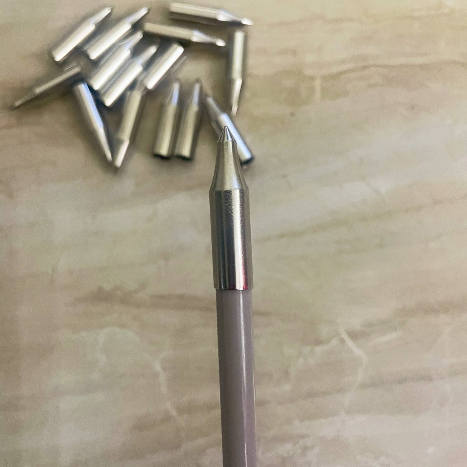 6-8mm inner diameter jacket target bow and arrow target metal steel copper head arrow pole