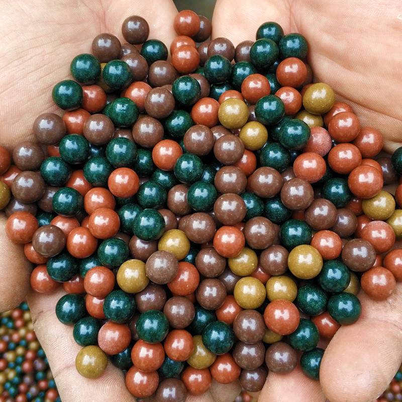 Mud pill 8mm free of charge of slingshin color marble safe mud pill bullet 9 10mm ultra -hard mud pill 3 kg bow grain