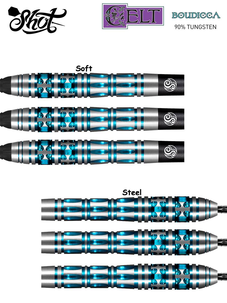 Shotd show dart dart CELT BOUDICCA Buda 90 tungsten steel soft hard -type professional competition dart