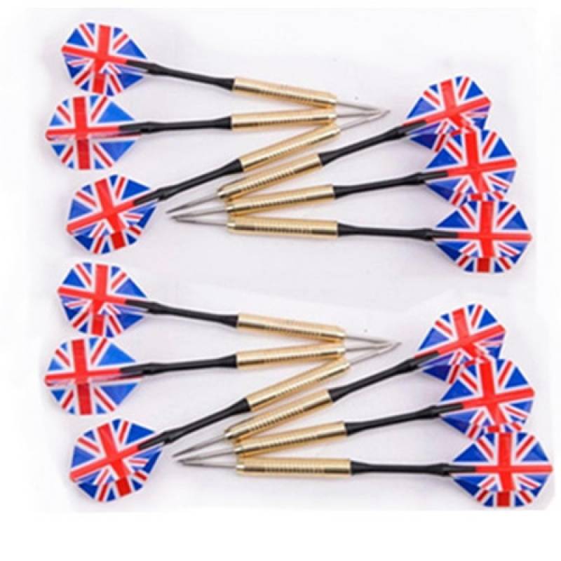 Six pins of copper plating darts