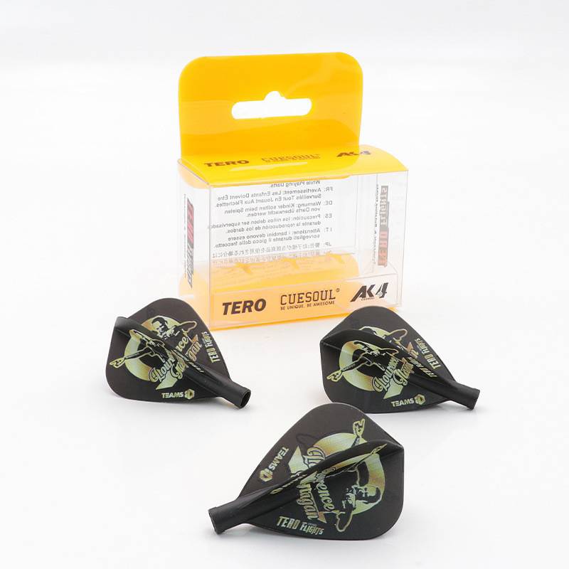 Professional competition combination split dart wing wing 360 rotation set jersey leaf fly label tail springs spring dart rod