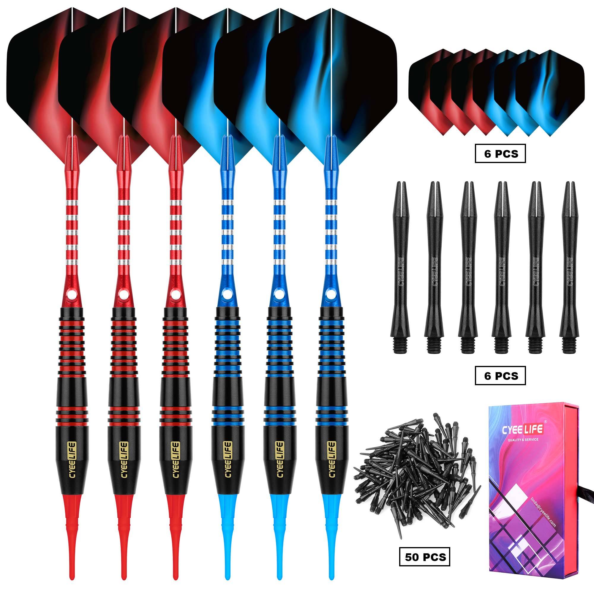 Cyeelife star 18G darts soft high -end professional competition -level security electronic flying label accessories set