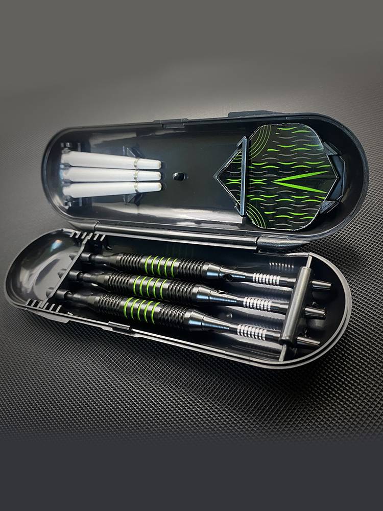 a professional competition for darts with three electric darts and darts