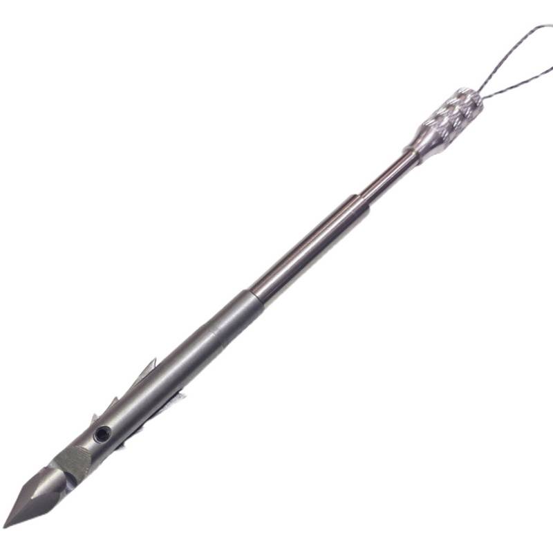 7 mm four -edge flying snow deep water darts Hexades, Silver Demon Broken Anti -Flying Shark penetration, fierce ejaculation, fish dart