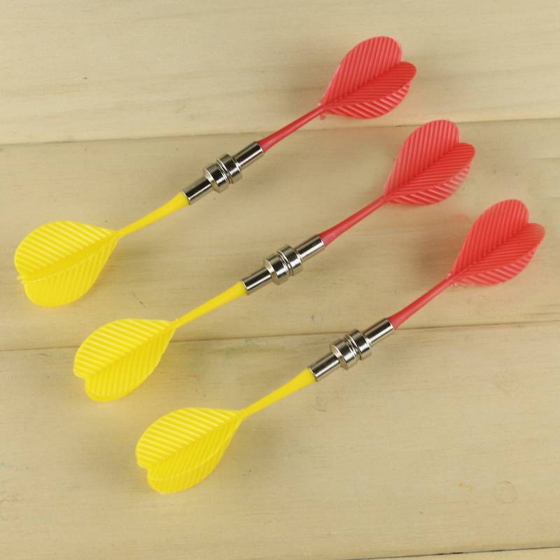 Children's double -sided magnetic dart target disk set toy special dart needle needle big suction room