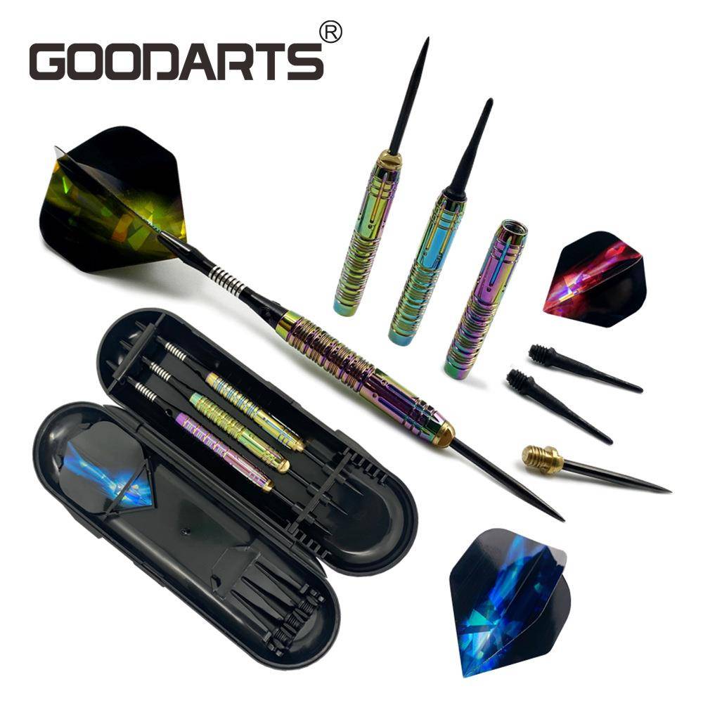 Goodarts Cross -border Dart Box Knight Dart Point 23G Competition Rainbow Tungsten Steel Dart Set Darts