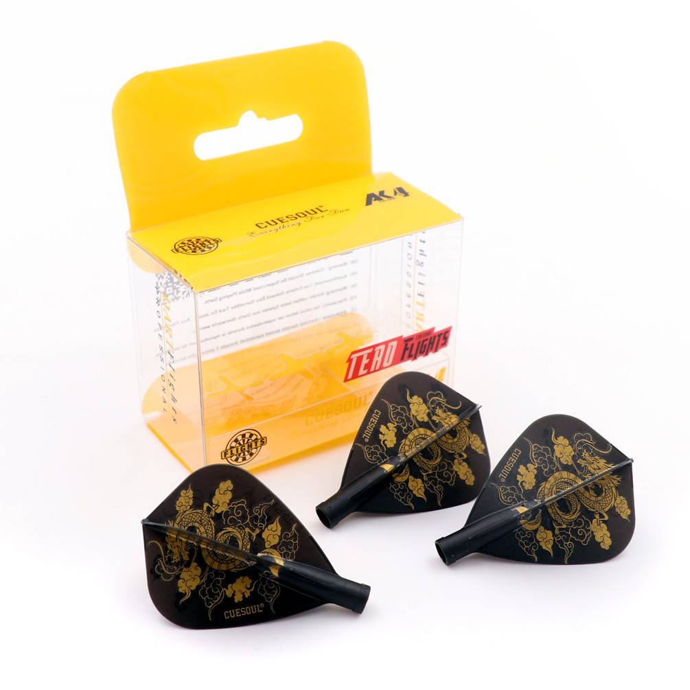 Combination combination split dart rod wing 360 rotating water drop type X -shaped dart leaves flying label tail spring dart rod