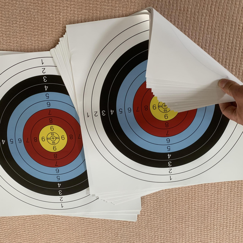 Arrow target paper bow arrow target paper shooting target map professional standard target dart rifle competition full ring half ring