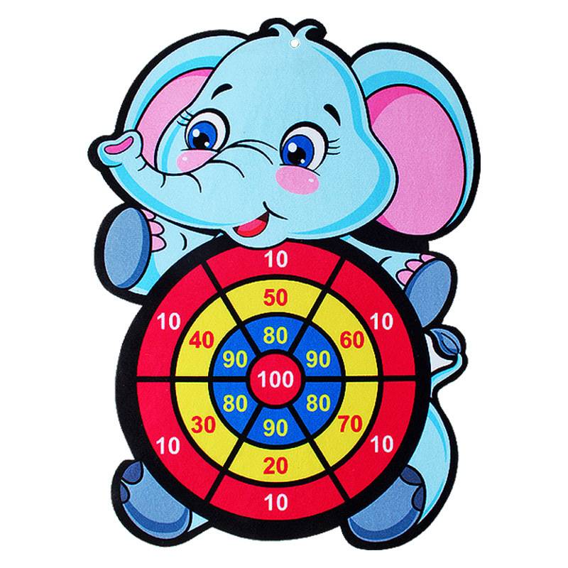 Cartoon children's sticky ball dart plate sticky ball, target baby throws small ball darts parent -child pitching toys