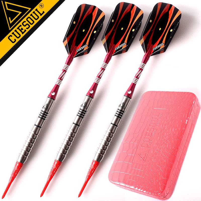 CUESOUL/Q o 3 -filled tungsten steel competition -class flying label bar club indoor professional soft target electronic darts
