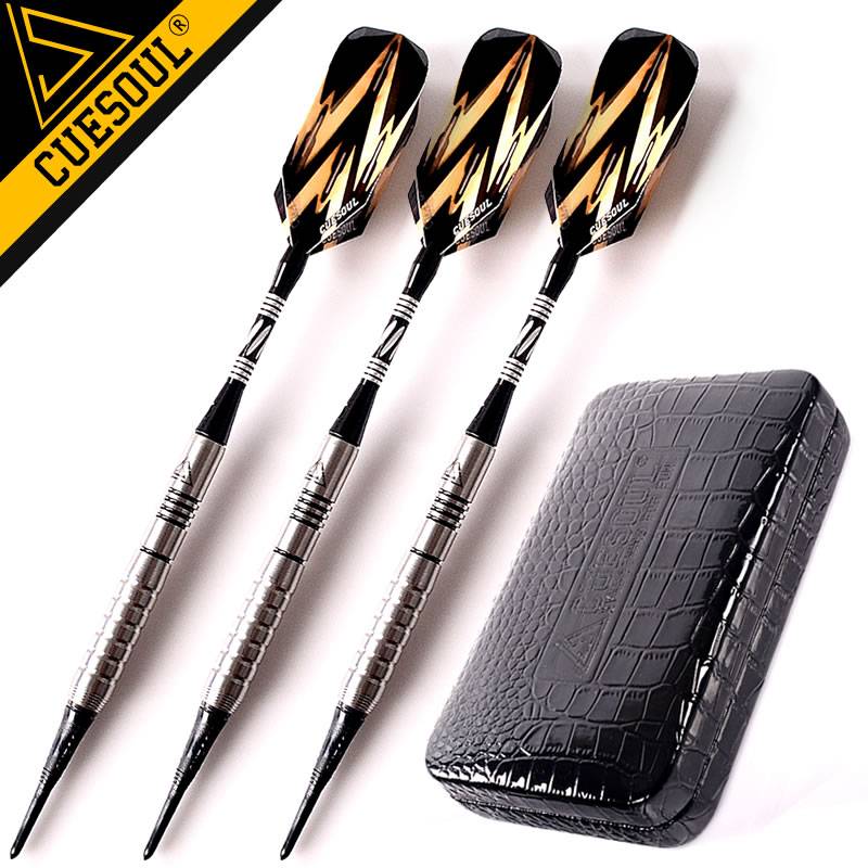 CUESOUL/Q o 3 -filled tungsten steel competition -class flying label bar club indoor professional soft target electronic darts