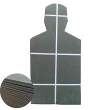 Half -body target paper dart competition target rod thoracic ring, target board target seat shooting training 100*50cm