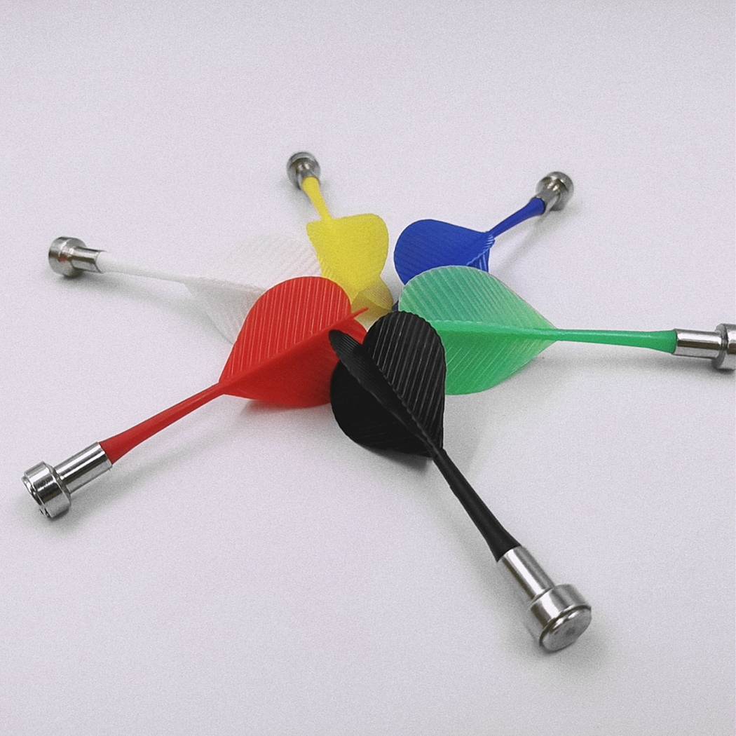 Spot magnetic darts flying for children's darts Magnetic super strong iron suction stone safe magnet color dart