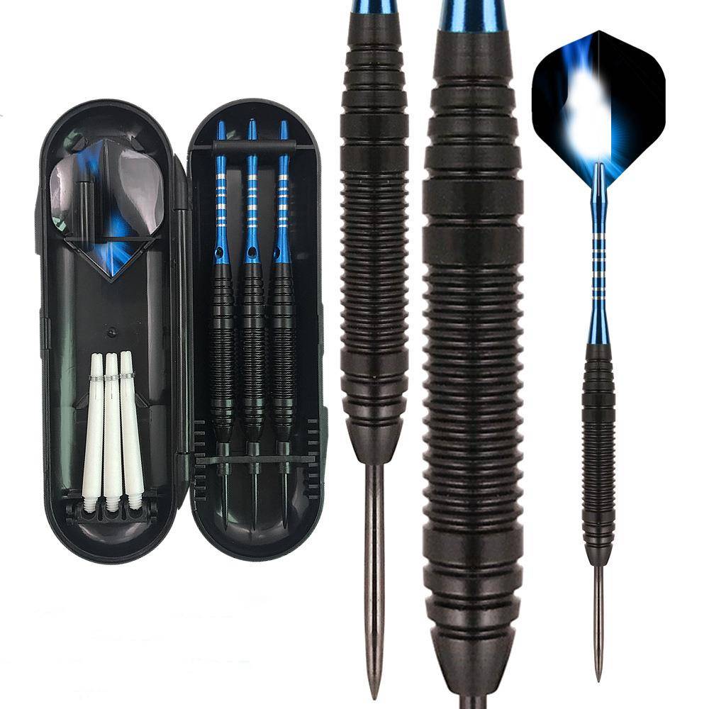 23G Electric Polytes Black Falling Aluminum Alloy Competition Dart Dart Needle Oval Plastic Dart Box 3 Set 96G