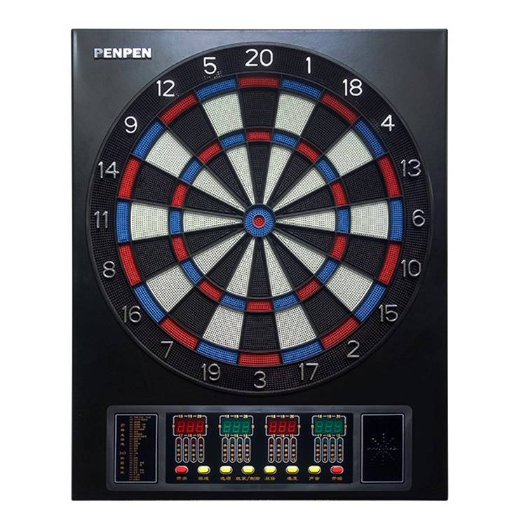 Professional competition soft electronic dart wood box dart plate automatic score 15.5 -inch standard dart target