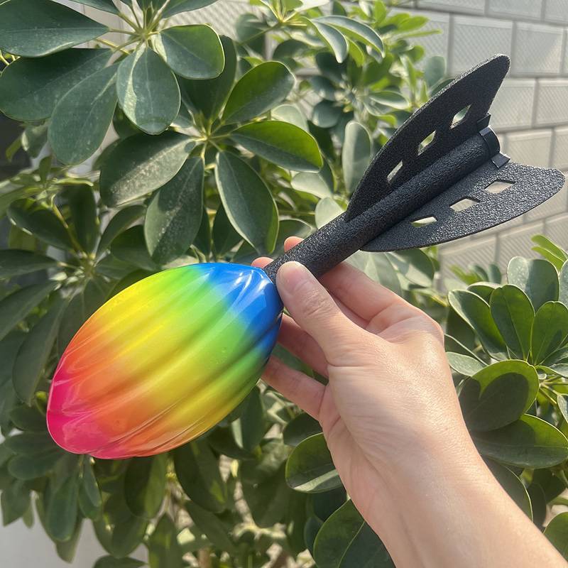 Full -color PU foam soft rocket dart missile children's fun toy boys and girls parent -child outdoor leisure sports
