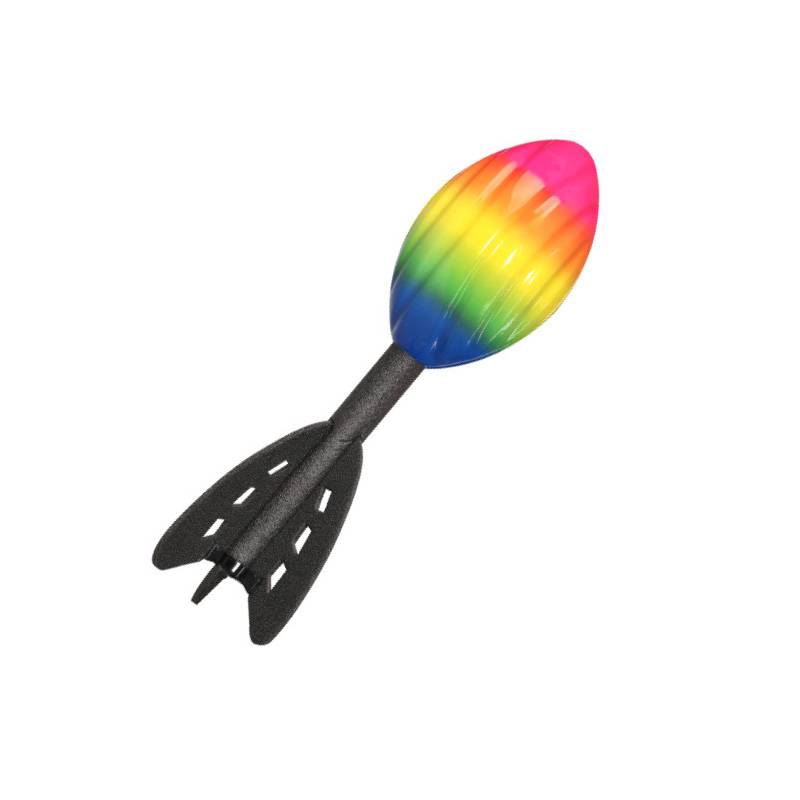 Full -color PU foam soft rocket dart missile children's fun toy boys and girls parent -child outdoor leisure sports