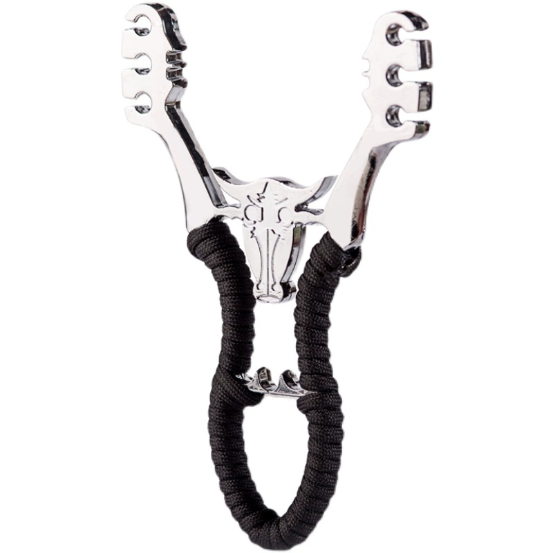Outdoor three -card round skin slingshot high power high accuracy Genuine strong new adult steel ball special high bombs