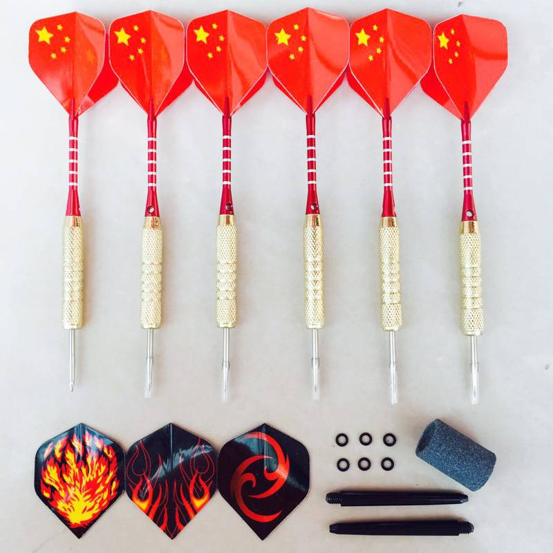 6 adult professional competition training aluminum pole dart padding set dart leaf spare pole grinding needle stone multi -set meal can be optional