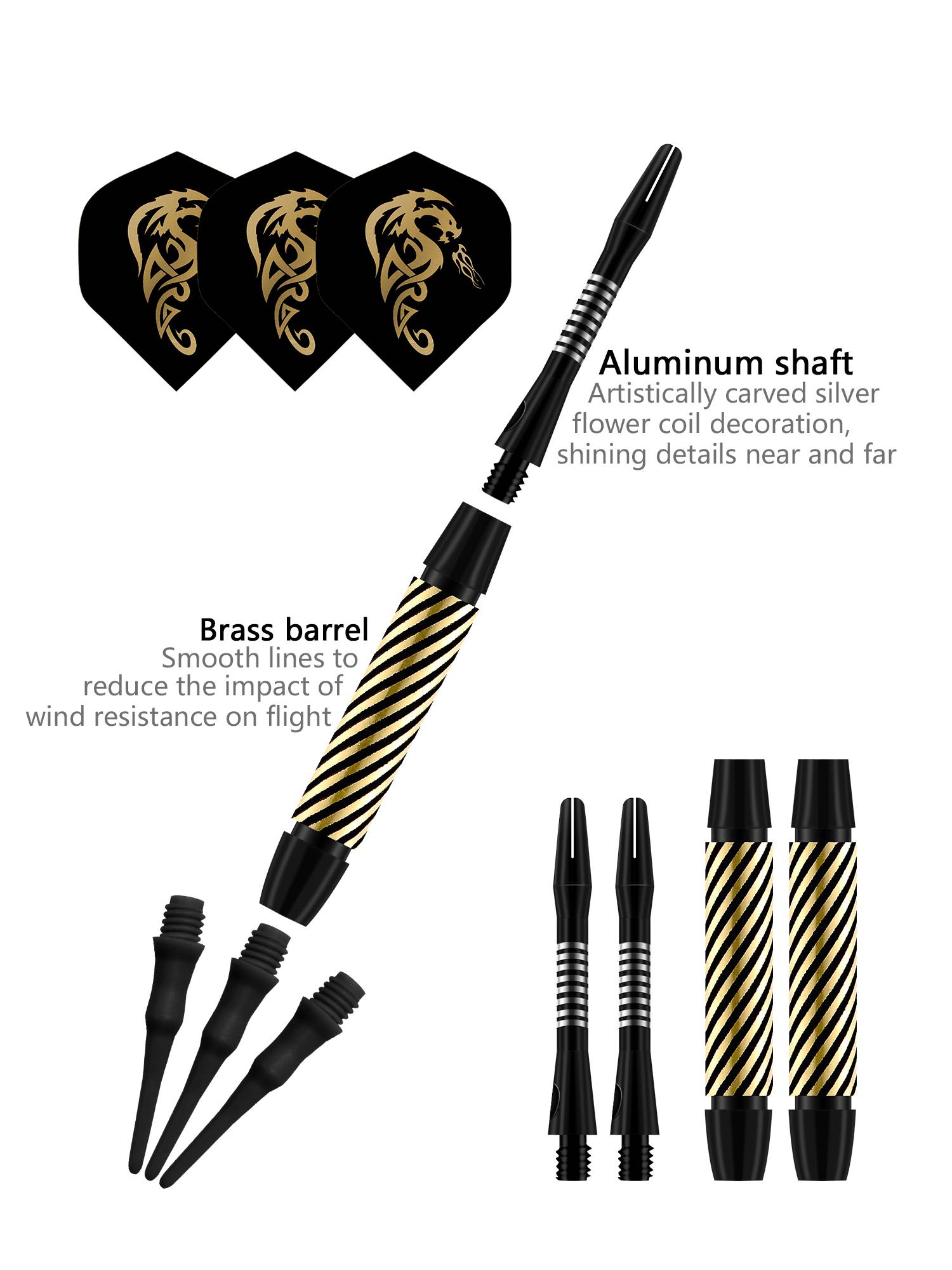 Goodarts official genuine indoor leisure professional competition 16G spiral soft dart set electronic dart
