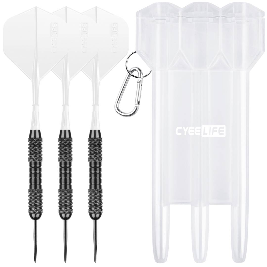 One-tailed-three darts plus darts boxes -- white