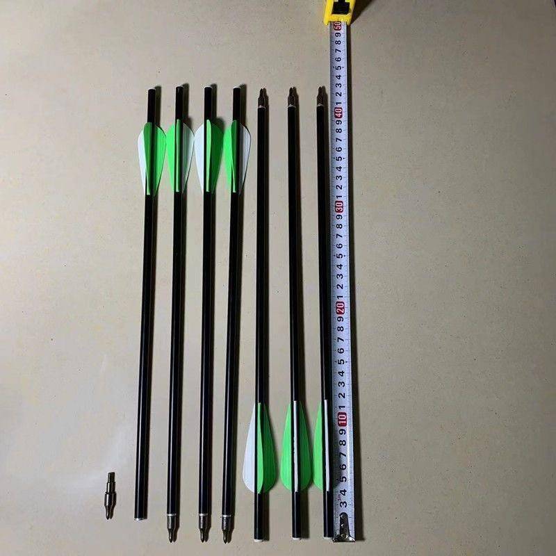 Bow and arrow outdoor high -precision dart 8 mm diameter 338 8045 arrow 8mm8045 arrow big black mamba arrow