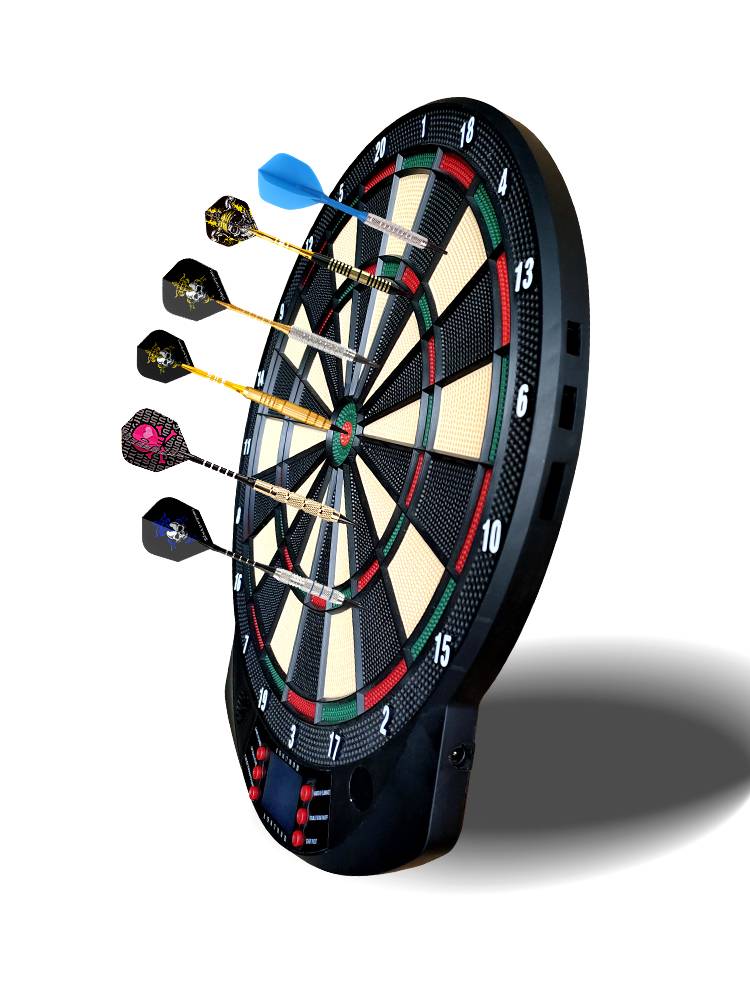 Jianli King soft dart disk set Electronic automatic score home fun family special safety flying standard target disk