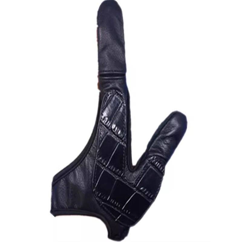 , waterproof slingshot, fish grip fish, left and right guard gloves, beautiful hunting black widow two fingers cowhide anti -slip
