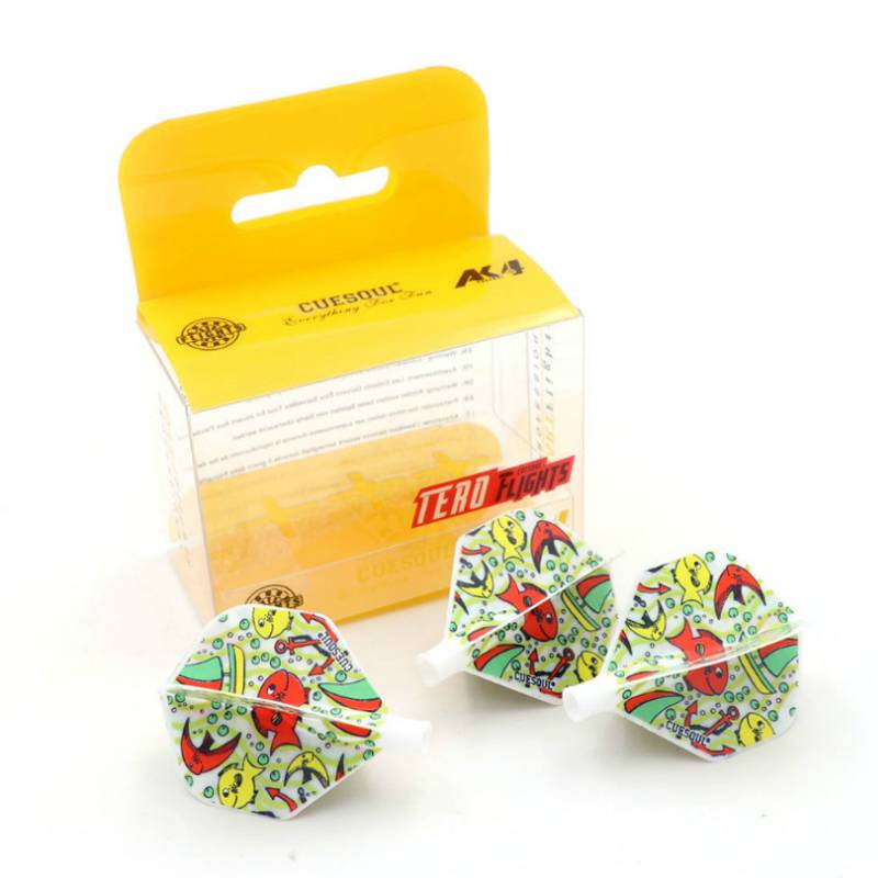 Combination split darts wing 360 rotation set of darts, darts, graffiti, flying label tail spring dart rod