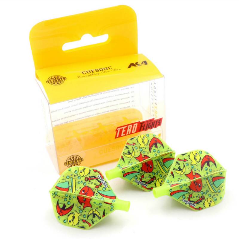 Combination split darts wing 360 rotation set of darts, darts, graffiti, flying label tail spring dart rod