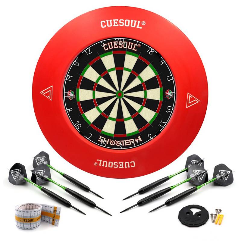 Knife net target one + two darts + one red collar