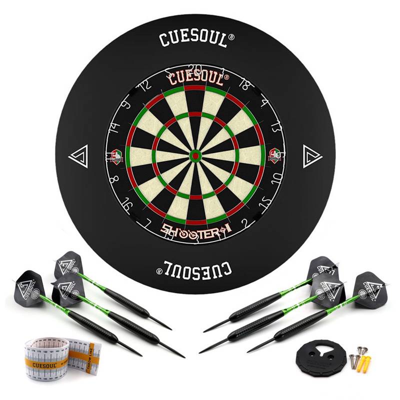 Blade net, one + two darts, one black collar