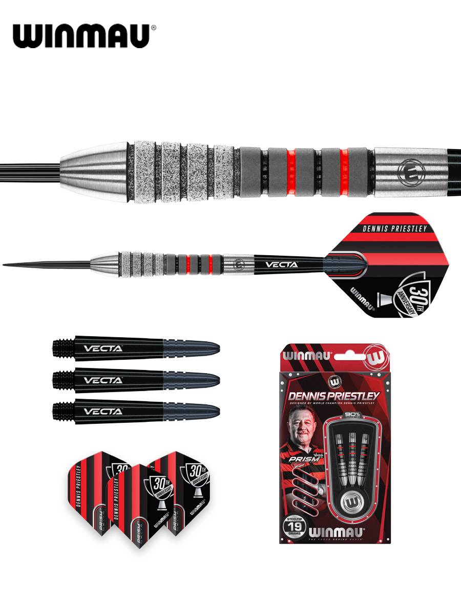 WinMau Wima Dennis Priestley Diamond 94 30th Anniversary Professional Hard Fighting Dart Dart