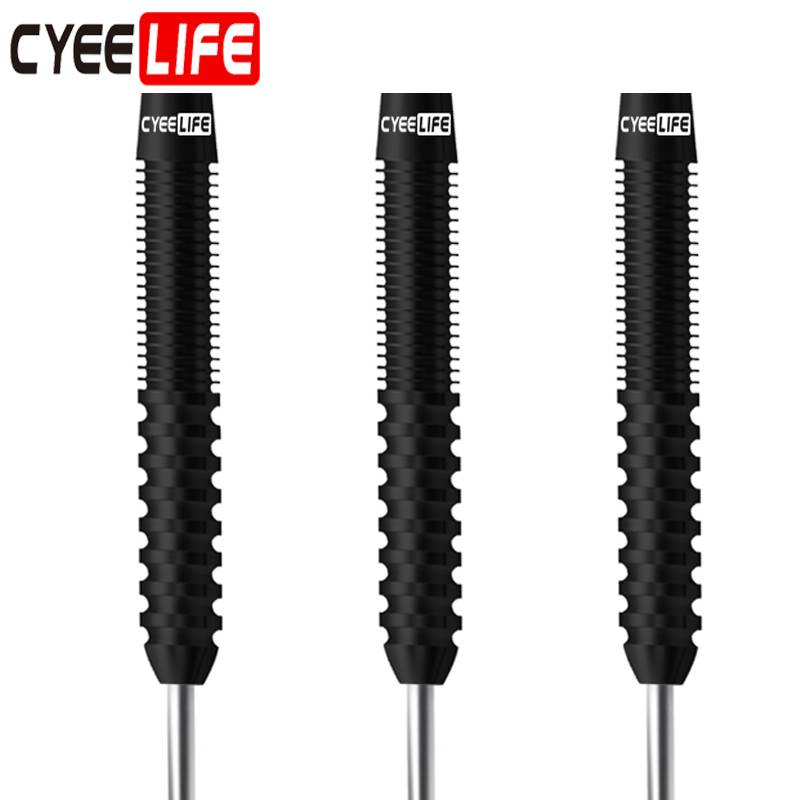 Cyeelife 23/26G Hard 90%tungsten steel metal dart bar anesthesia target competition professional dart set
