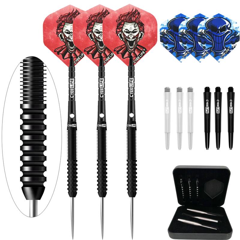 Cyeelife 23/26G Hard 90%tungsten steel metal dart bar anesthesia target competition professional dart set
