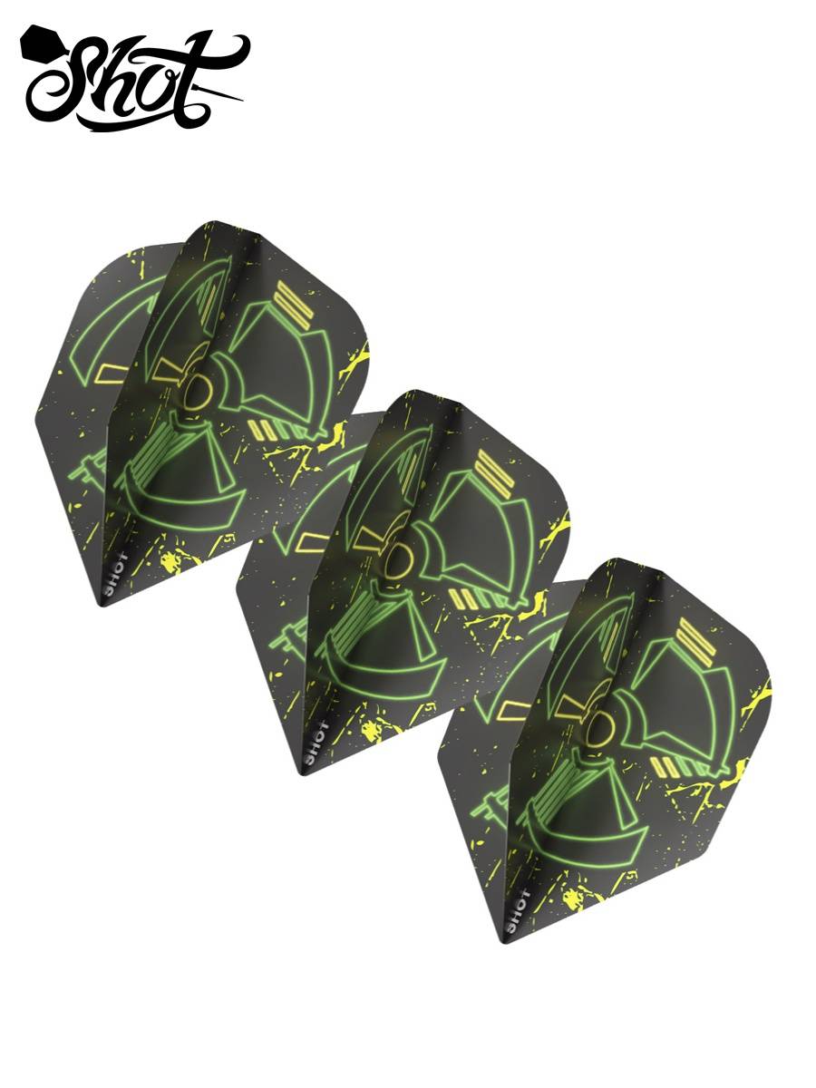 SHOT Dart New Product AI Professional Soft and Hard -style Dart Dart Folding Dart Wing Feather Standard 100 Micro