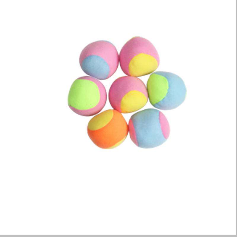 Ten sticky balls