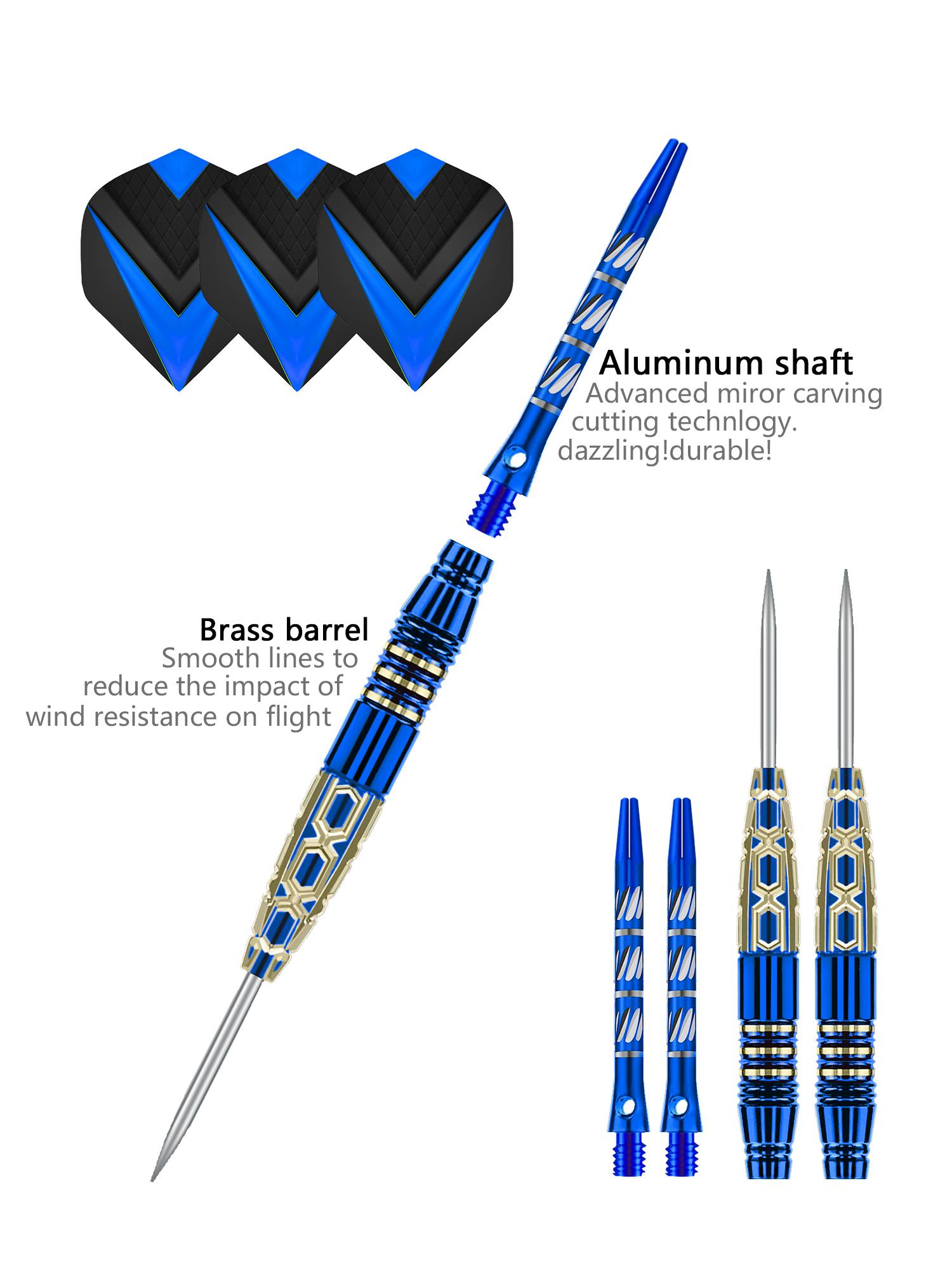 GOONARTS refinement 23g Emperor Bonato Professional Competition Training Concentration Powerful Dart Paper Set