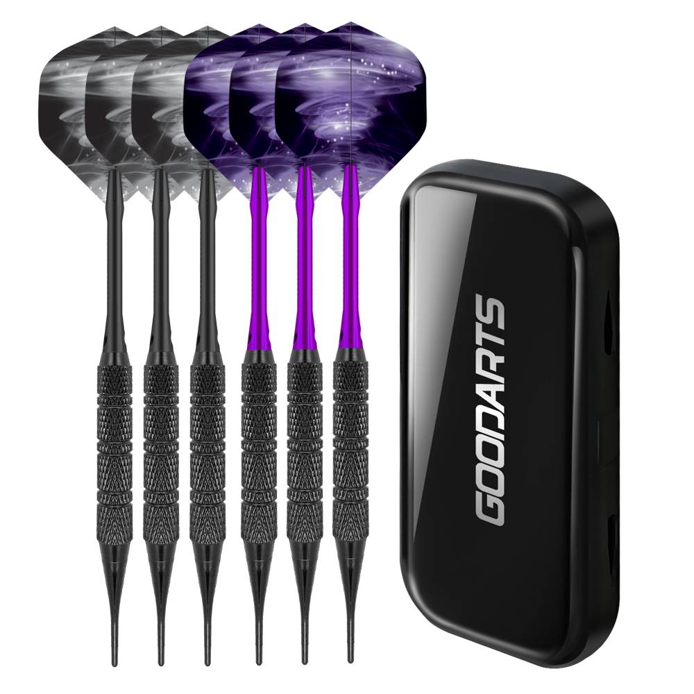 Black and purple storm + 80 soft darts
