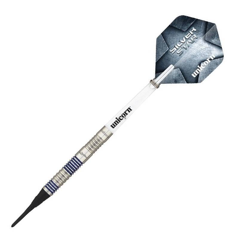 Unicorn Unicorn Anderson Silver Star Professional Competition Soft Electronic Dart 80 Tungsten Straight Tube 18-20 grams