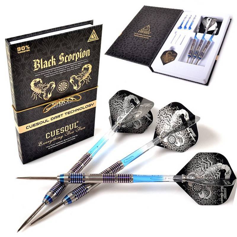 90%tungsten steel dart hard type 24/26/28 grams of soft 20 grams of professional competition straight blue dart needle resistance and fall