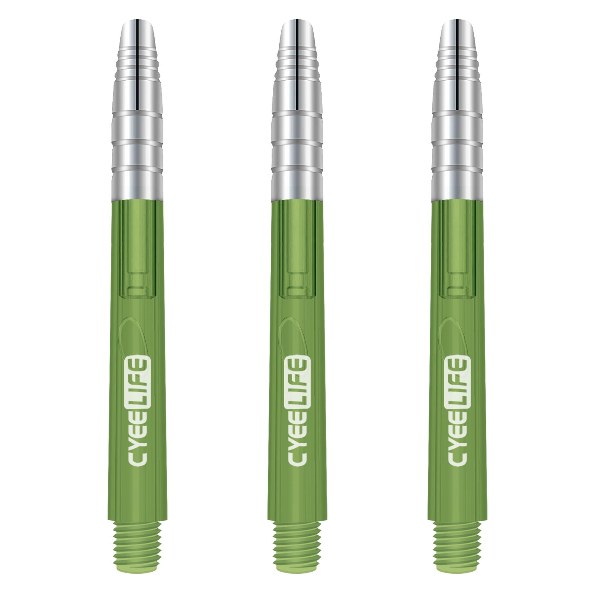 Cyeelife 48/35mm color PC rod+aluminum head professional dart rod flying label accessories race
