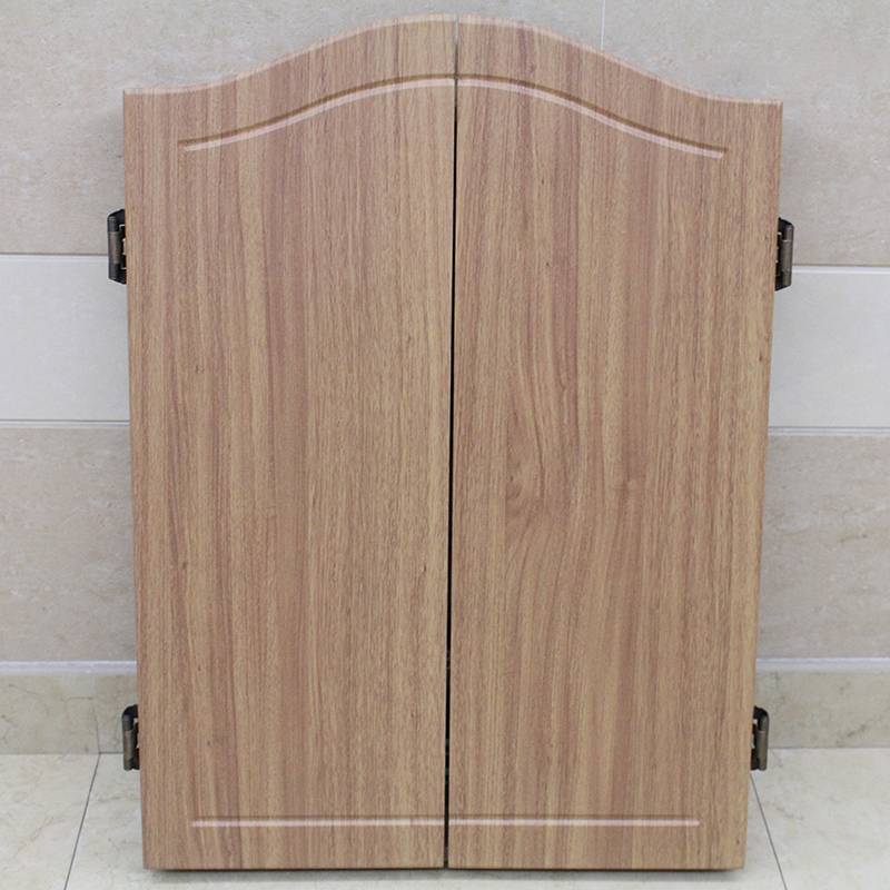 THE LUXURIANT WOODEN BOX ELECTRONIC DARTS, AUTOMATIC SCORING DARTS, BLACK-PRONOUNCED YM01