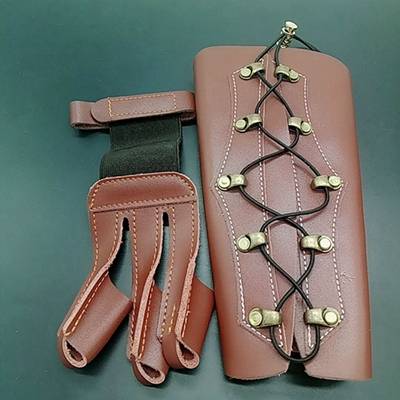 Brown arm and finger suit
