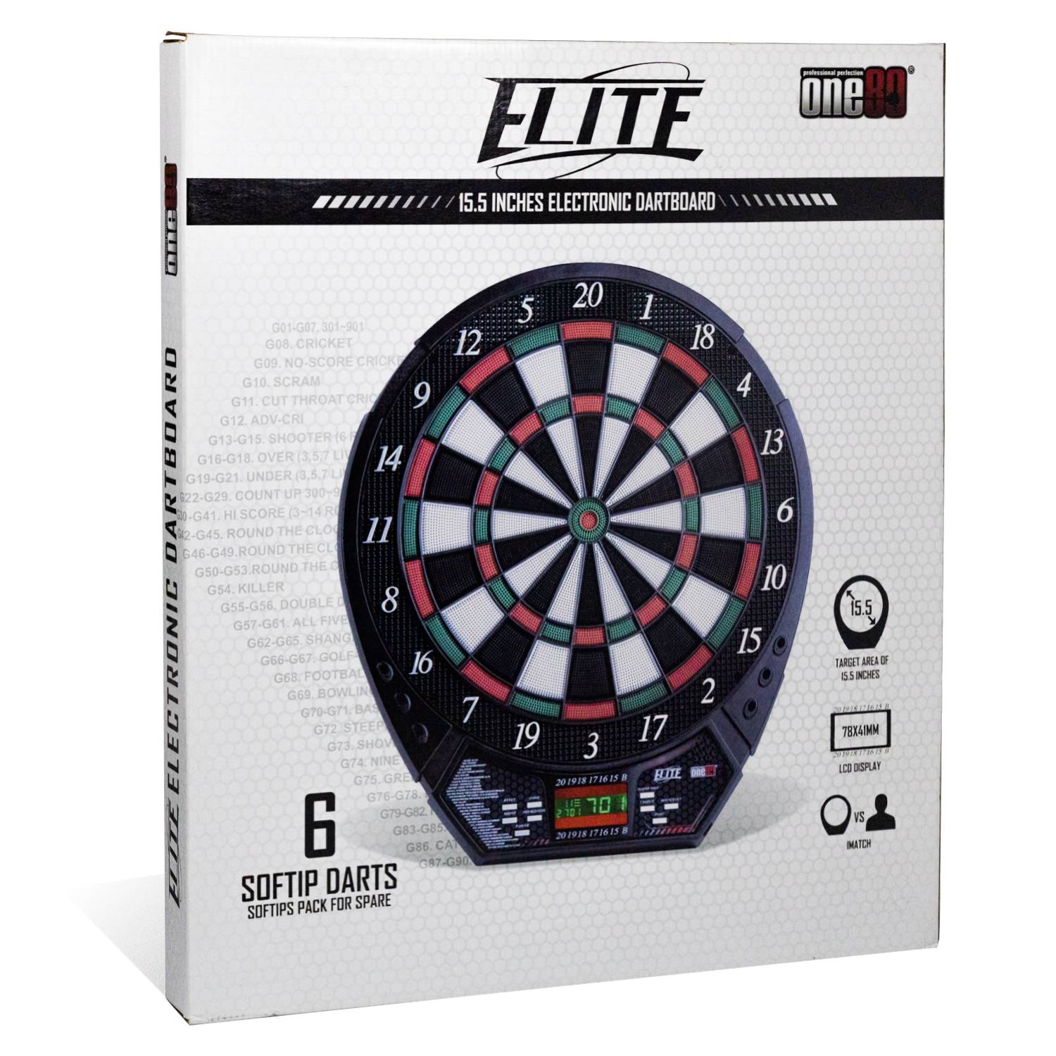 Genuine ONE80 Professional Competition Safe and Soft Electronic Dart Darts Automatic calculation into adult children's dart target big