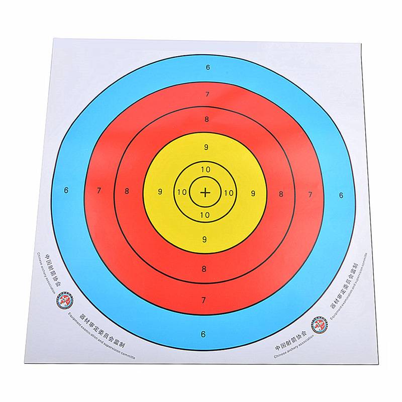 target paper target nails outdoor bow and arrow competition 40cm60cm full -ring arrow museum practice arrow shooting target paper