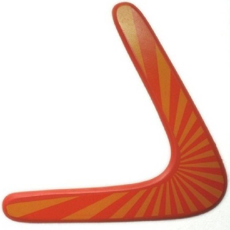 Wooden Children's Backing Dart Flying Caller V Flying Disk Outdoor toy Return Darts Back Power Backing V -Dart Back Bid
