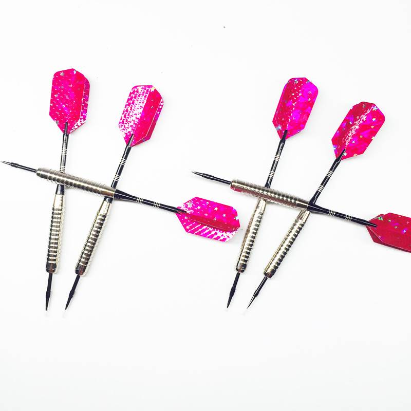 Free shipping 6 only aluminum alloy dart professional competition hard flying stitch laser dart wing dart needle