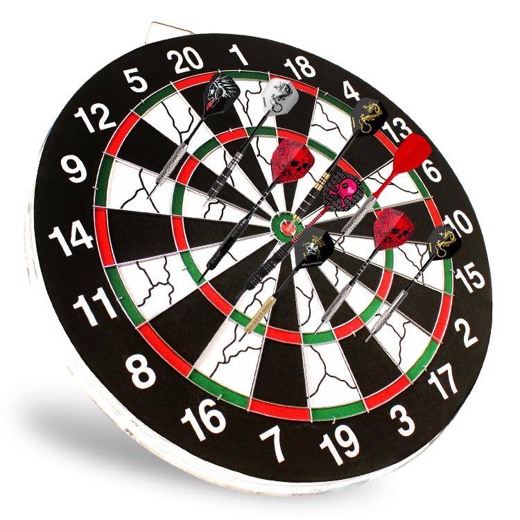 Darts with metal, home-based gymnasium professional competition for adult children's toy double-sided target plate